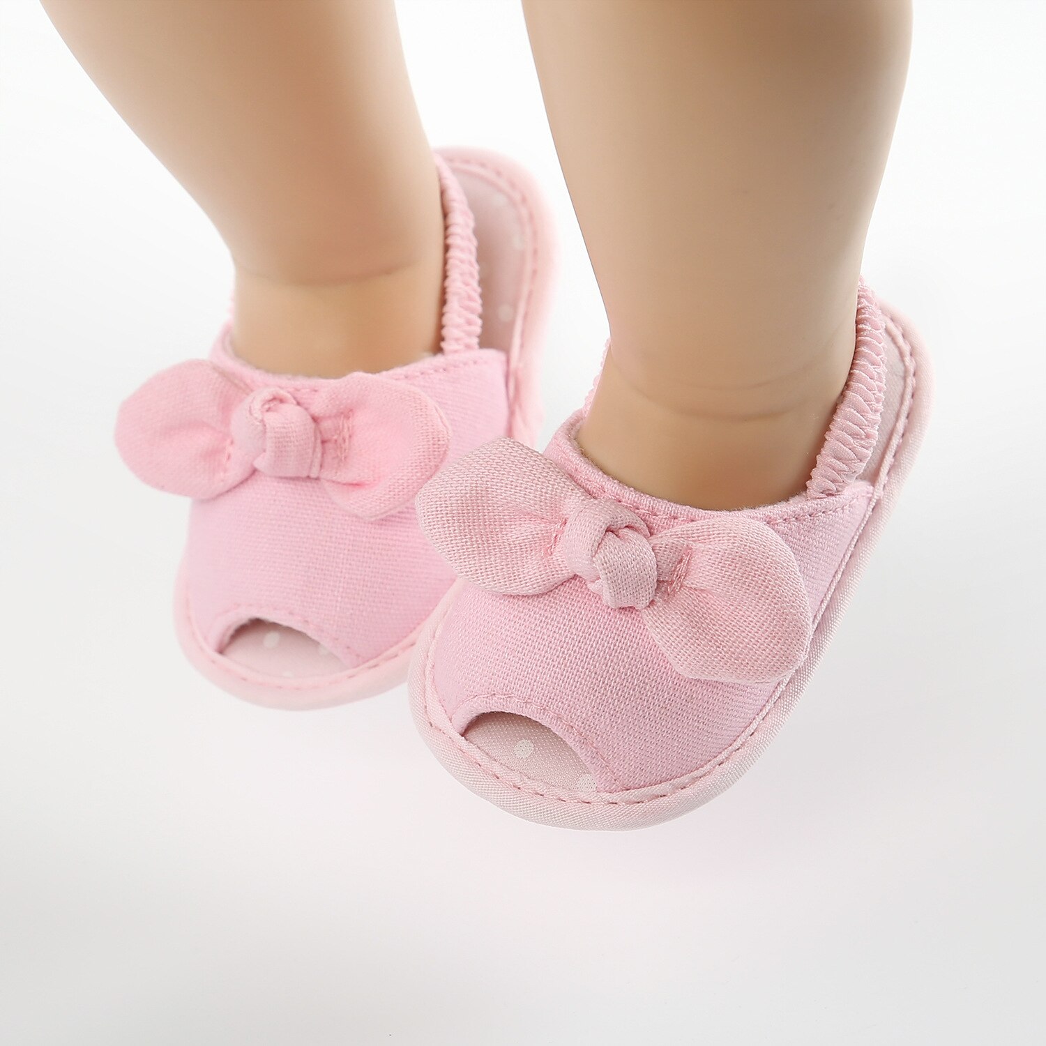 Sommersandalen für babys und kleinkinder, niedliche schleife, prinzessinnen-Entwurf, weich, atmungsaktiv, erste lauflernhilfen