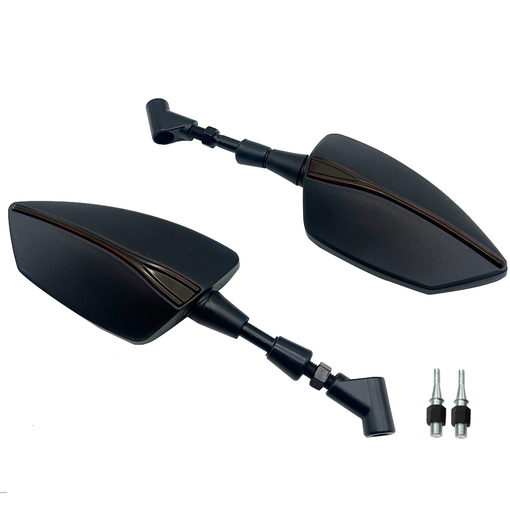 Espejo retrovisor lateral para motocicleta, retrovisores de ajuste izquierdo y derecho para KYMCO Xciting 250, 300, 400, AK550, AK 550, -: Multicolor