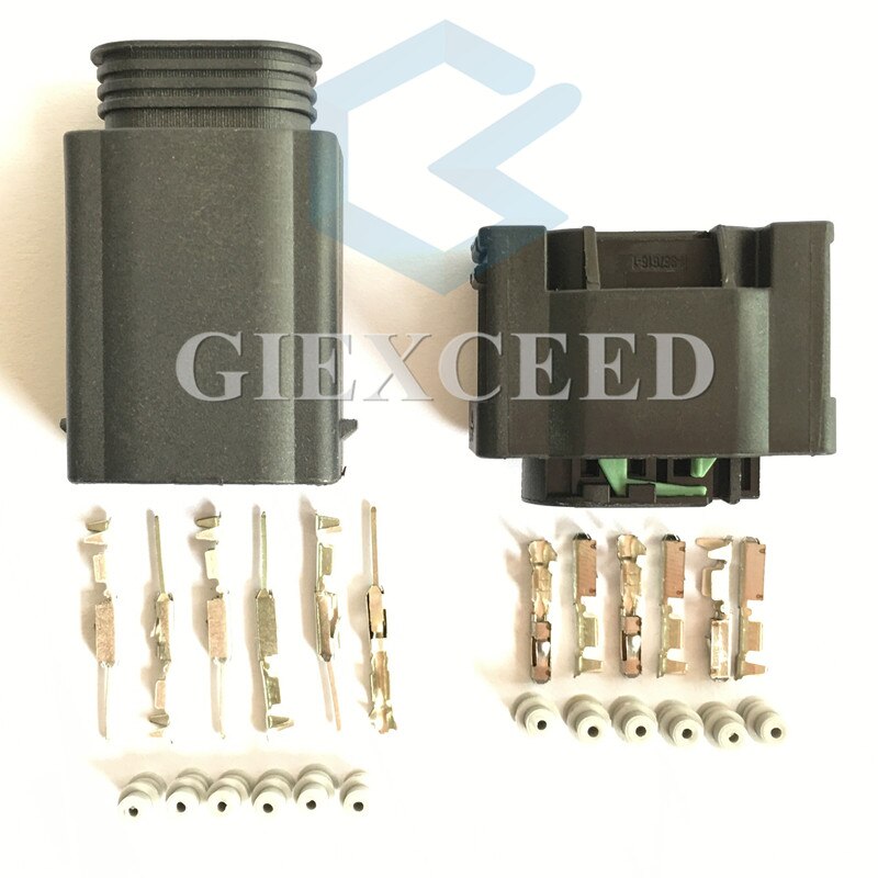 Conector de 6 pines 1-967616-1 7M0 973 119 hembra macho del Pedal del acelerador para BENZ BMW, conector del Sensor de la válvula de acelerador
