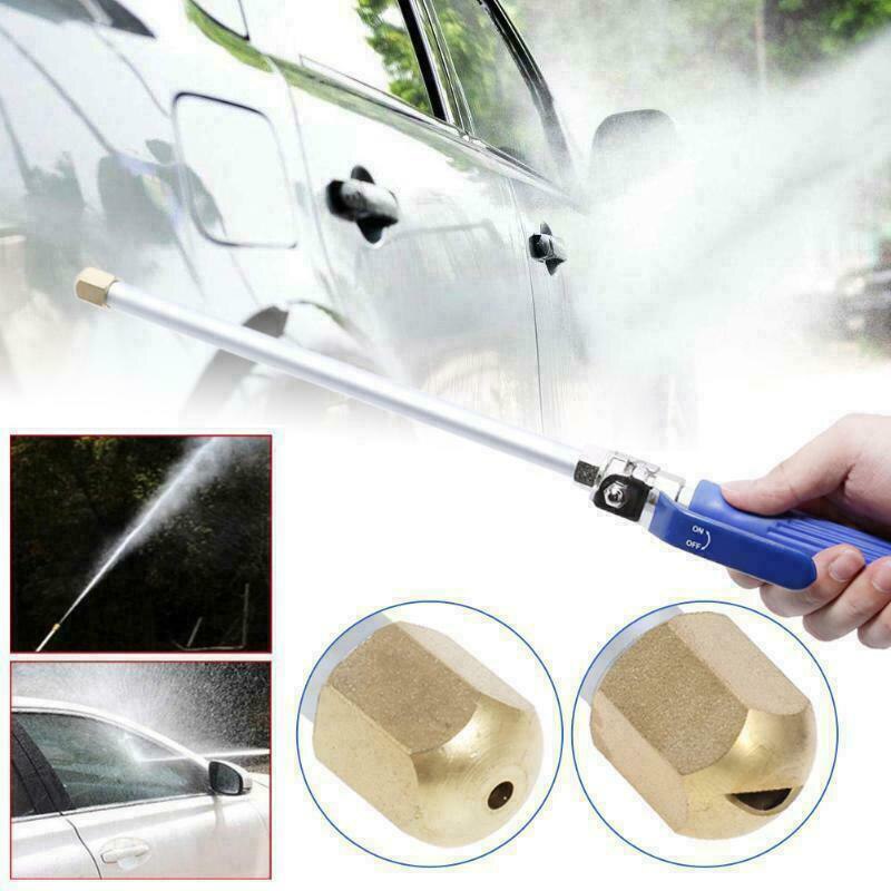 2 in 1 Water Spraying Tool High Pressure Power Washer Blue Car Sidewalks