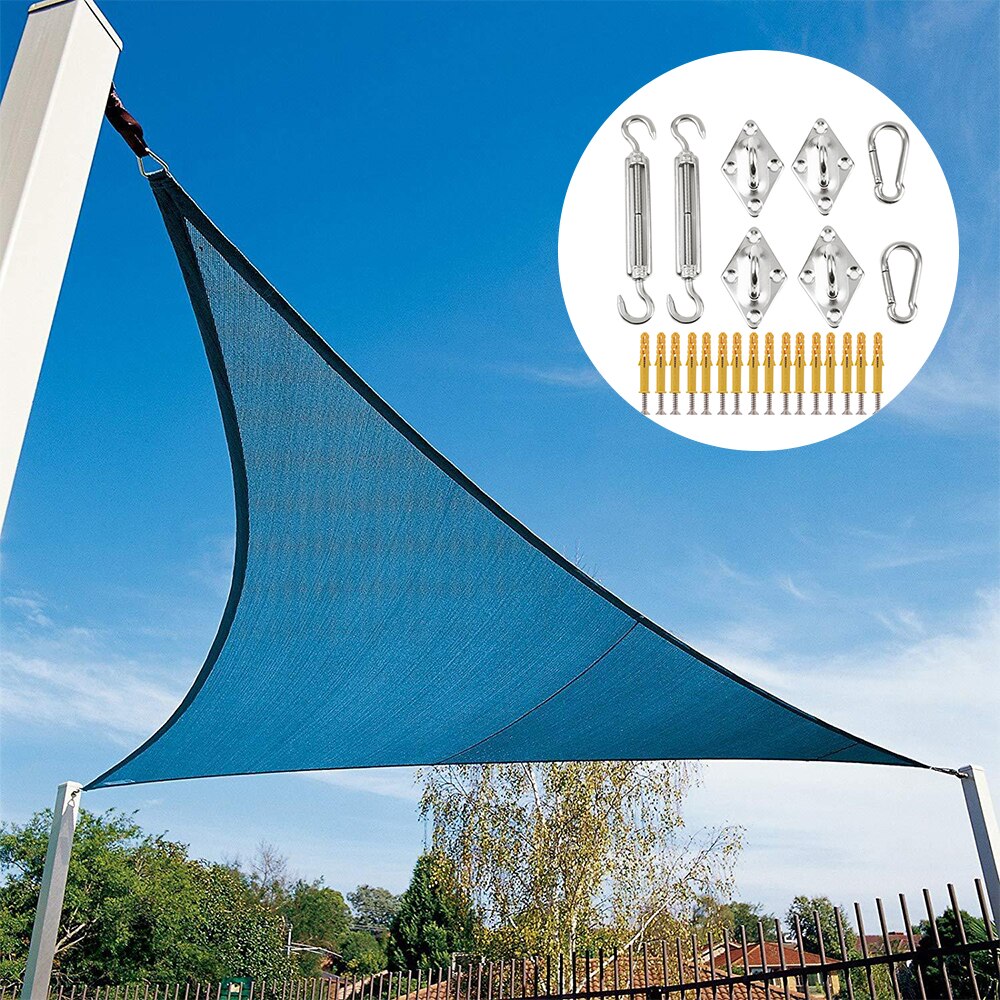 Shade Sail Hardware Kit for Rectangle Sun Shade Sails Mounting Hanging Installation Accessory for Patio Pool Backyard