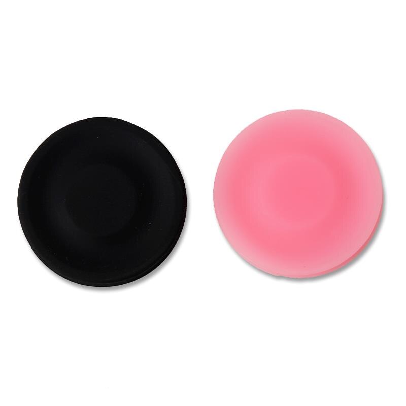 mini flying disk frisb silicone disc game parent-child interactive sports outdoor sports flying saucer fingertip toy: 2PCS-Black pink