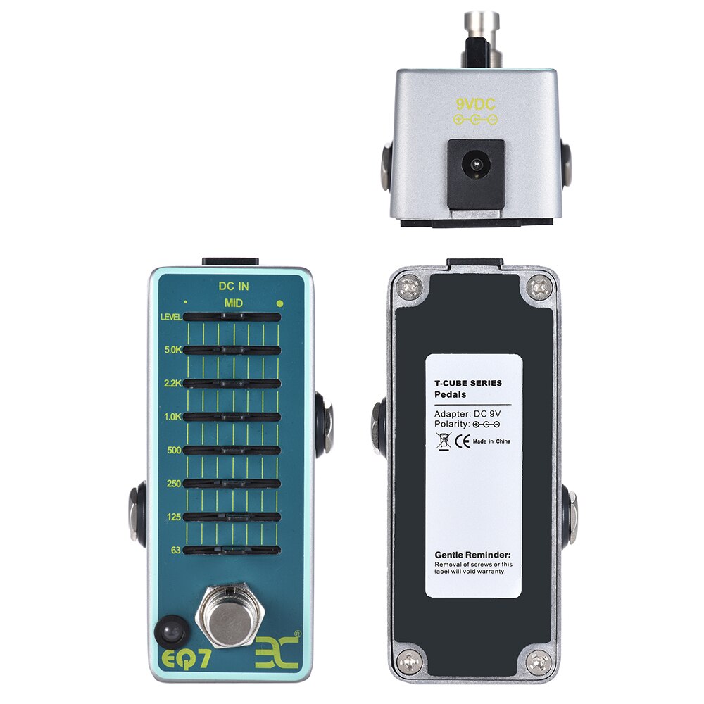 Eno Gitaar Effect Pedaal Ex EQ7 Equalizer Equalizer EQ7 Analoge 7-Band Eq True Bypass F/S Body true Bypass Gitaar Accessoires