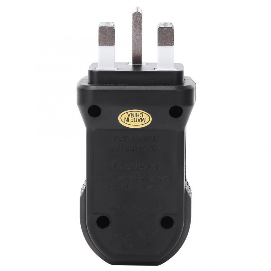 Stopcontacttester, stopcontactdetector, veiligheidslekbeveiliging, testinstrument voor stroomonderbrekers voor het testen van 220-250v stopcontacten