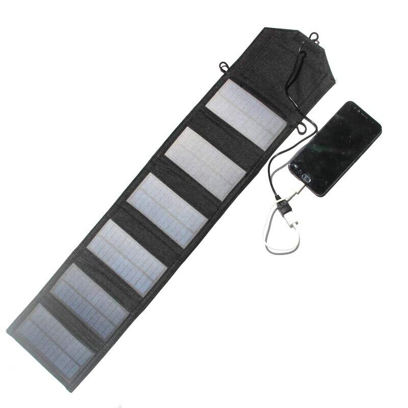 60W Foldable Solar Panel USB 5V Solar Charger Portable Panel Solar Solar Cells Outdoor Mobile Power Charger for Camping Hiking