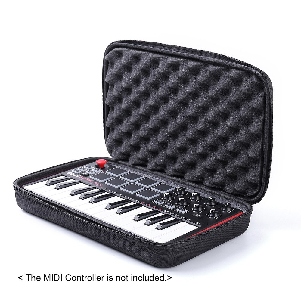 Portable MIDI Keyboard Controller Mini USB Keyboard MIDI Control MIDI Controller Keyboard Pads 7 Styles for Option: EVA Storage Bag 1