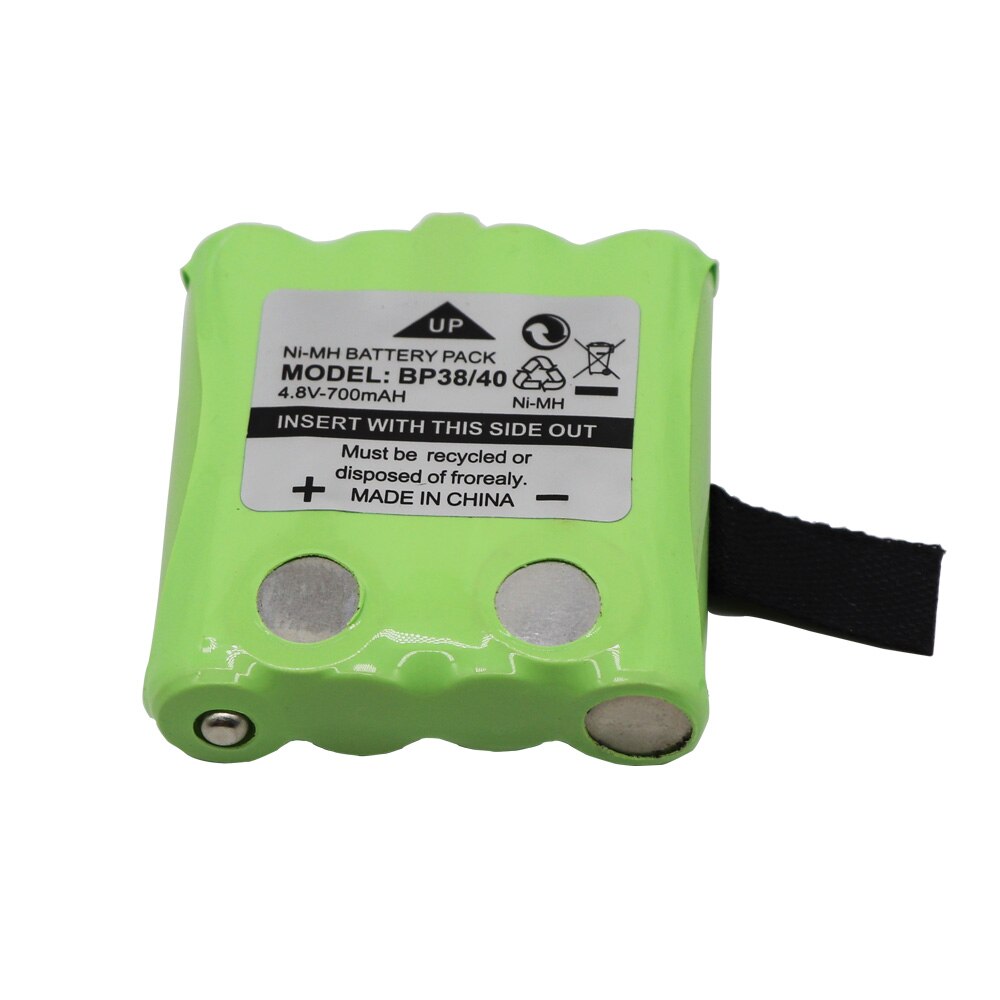NI-MH Battery For Uniden BP-38 BP38 BP-40 BT-1013 BT-537 For MOTOROLA TLKR T4 T5 T6 T7 T8 Series Model 4.8v 700mAh