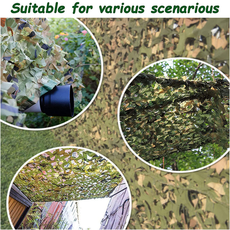 3x5m /2x1m Hunting Camouflage Nets Woodland training Camo netting Car Covers Tent Shade Camping Sun Shelter