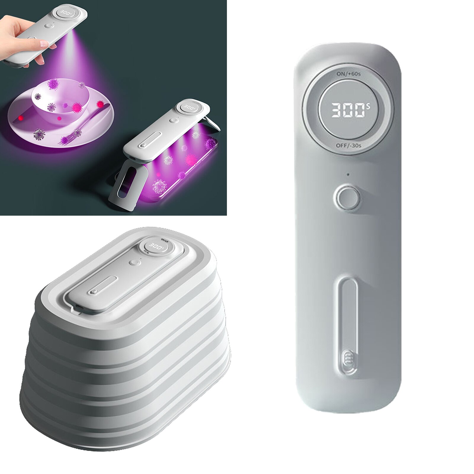 UV Sanitizer Lights Lamp Cleaning Household Bacteria UVC Disinfection Lamp