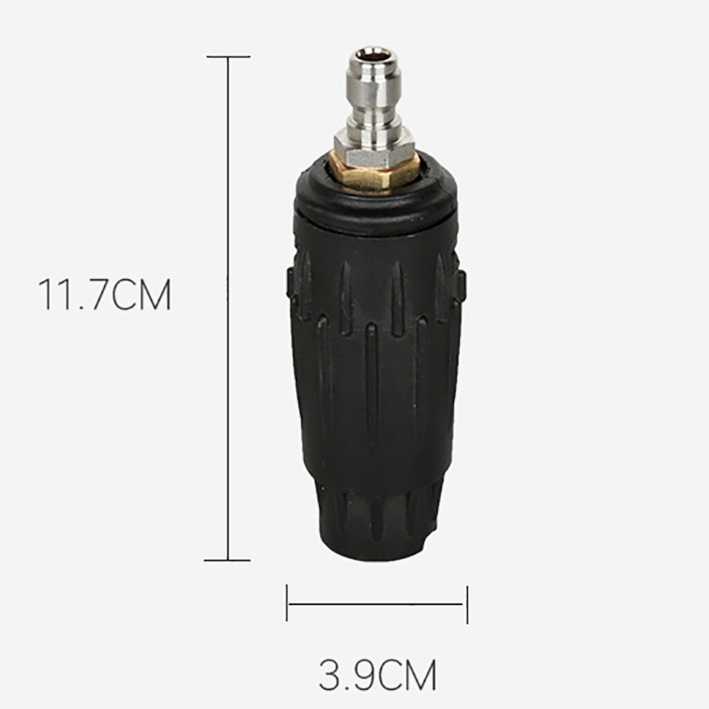 Pressure Washer Rotating Turbo Spray Nozzle 3000 Psi 1/4'' Quick Connect Plug Cleaning tool accessories