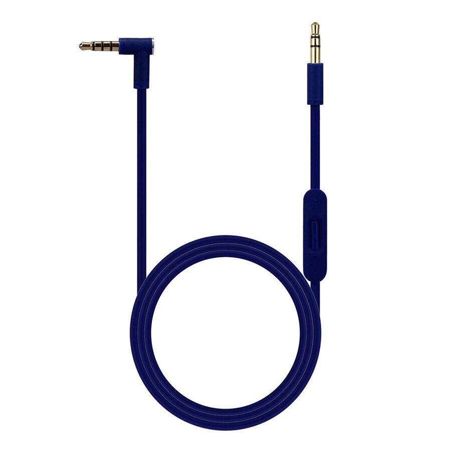 3.5mm Vervanging Audio Kabel Draad Koord w/Mic voor Beats By Dr Dre Koptelefoon Solo Studio Pro Detox headset Oortelefoon