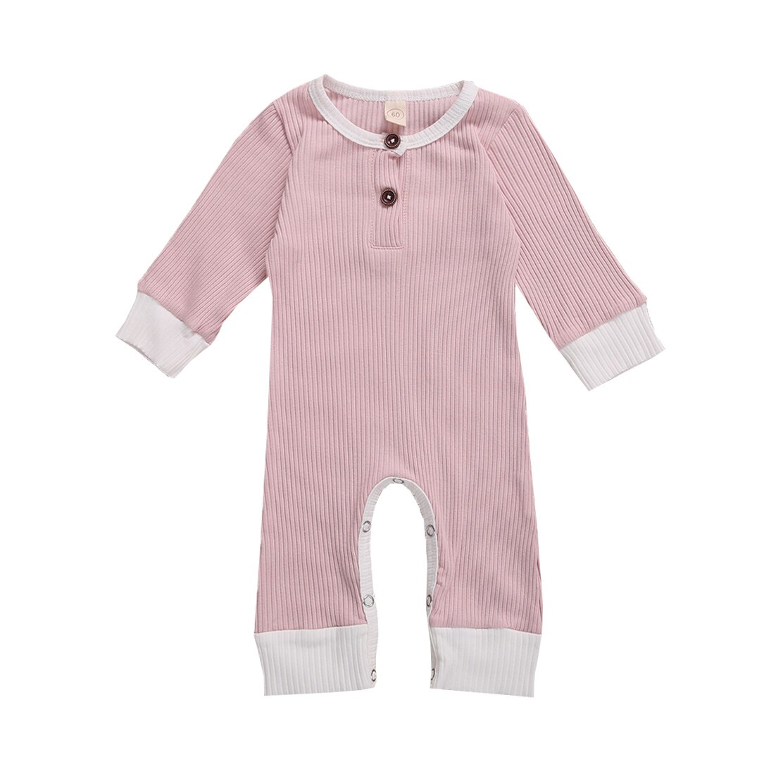 Autumn Baby’s Boys Girls Romper Outfit, Stripes Round-Neck Long-Sleeves Rompers , 0-18 Months: Black / 18M