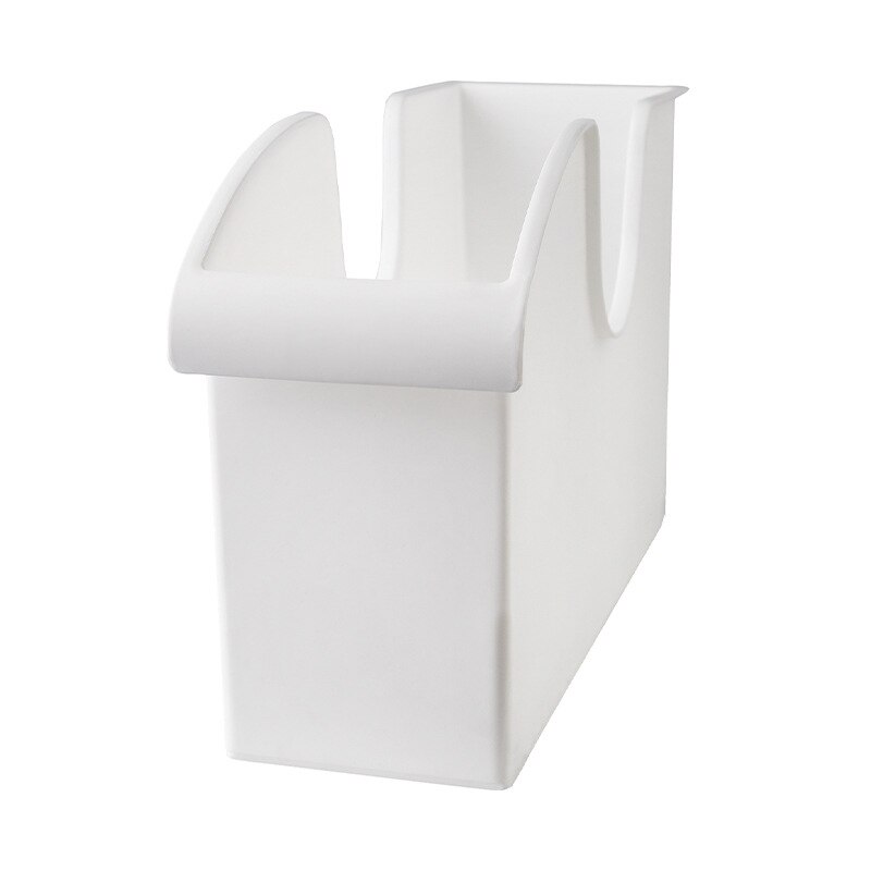 Keuken Pot Rack Opslag Met Katrol Keukengerei Plastic Opslag Plank Pot Deksel Houder Keuken Opbergdoos Huishoudelijke Afdruiprek: White