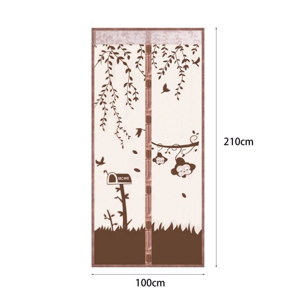 Magnetic Mesh Screen Door Mosquito Net Curtain Keep Bugs Out & Fresh Air in Rotecting from Insects Works Great for Pets