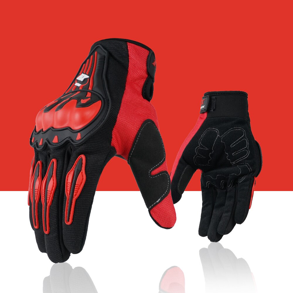 Schwarz Weiß Motorrad geschützte Rindsleder Leder Racer Handschuhe Daine Handsch