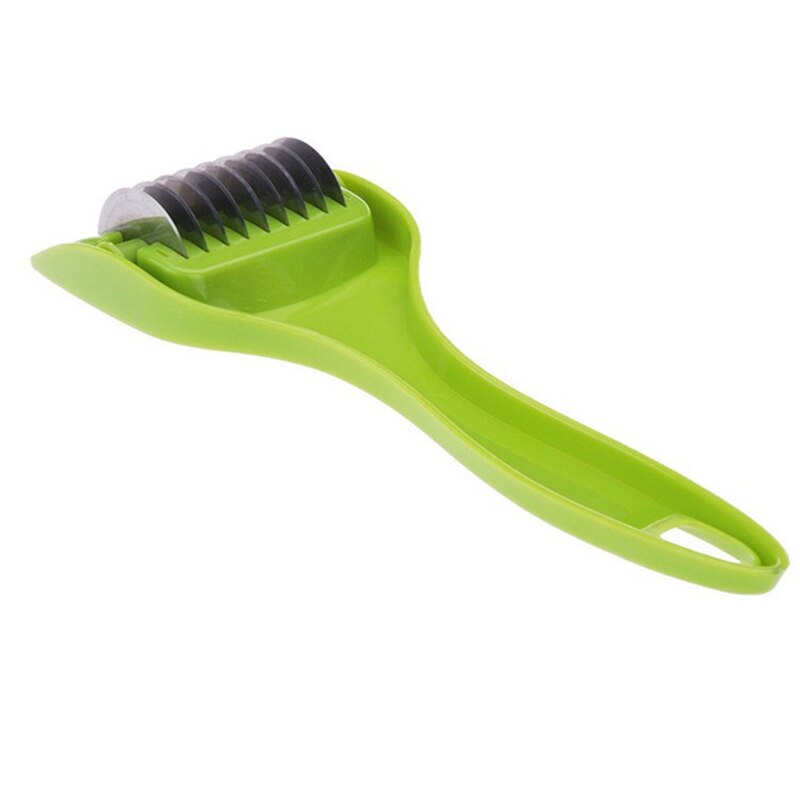 Roller Rvs Groene Ui Slicer Groentensnijder Knoflook Cutter Chopper Shredders &amp; Snijmachines Voedsel Noodle Maker