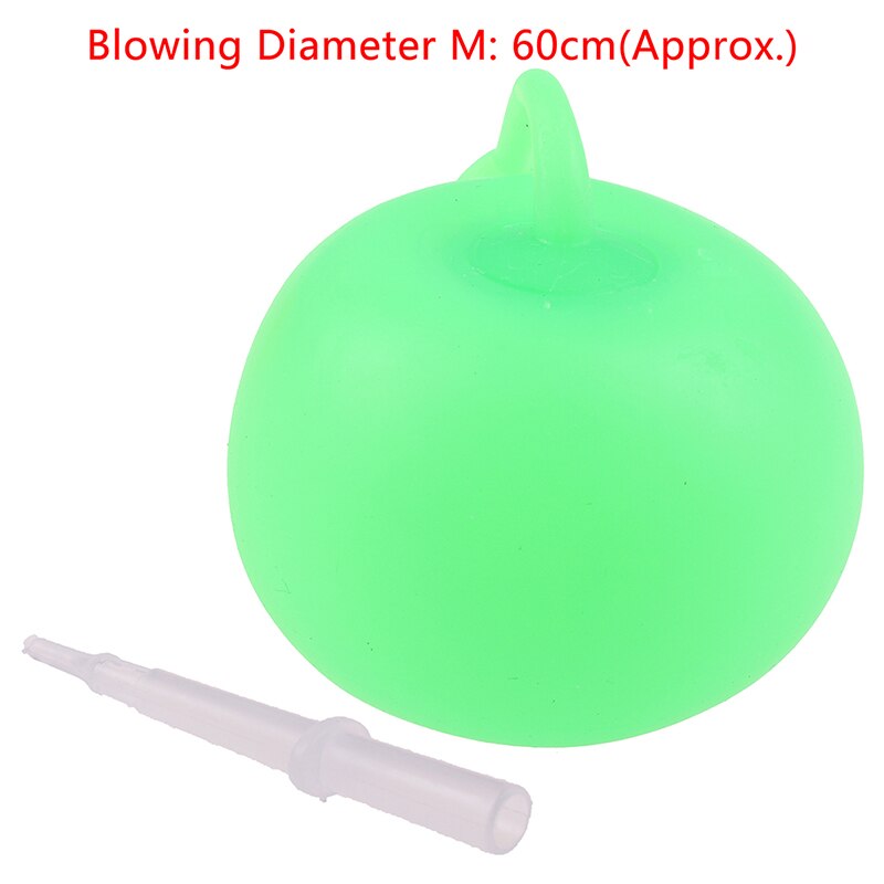 4 Kleur Kinderen Outdoor Zachte Lucht Water Gevuld Bubble Bal Opblazen Ballon Speelgoed Party Decor Accessoire: green M