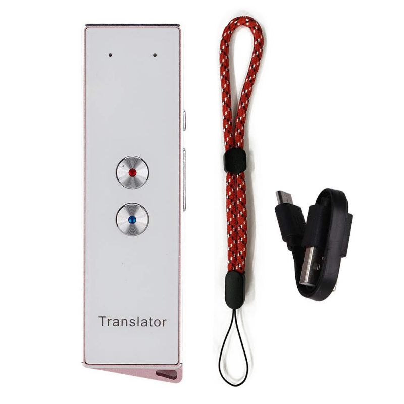 Bluetooth Portable Smart Translator For Real-Time Intelligent Multi-Language Voice Text Translation Device, More Than 40 Langu