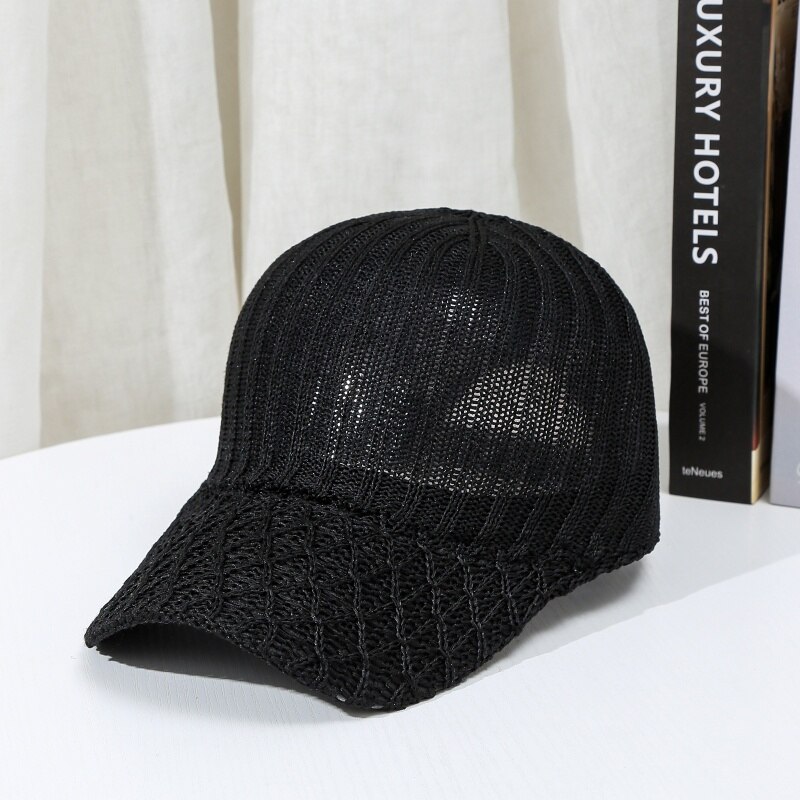 Washed Cotton Pure Color Baseball Cap Men Women Curved Sun Visor Caps Fitted Casual Hip Hop Dad Hats