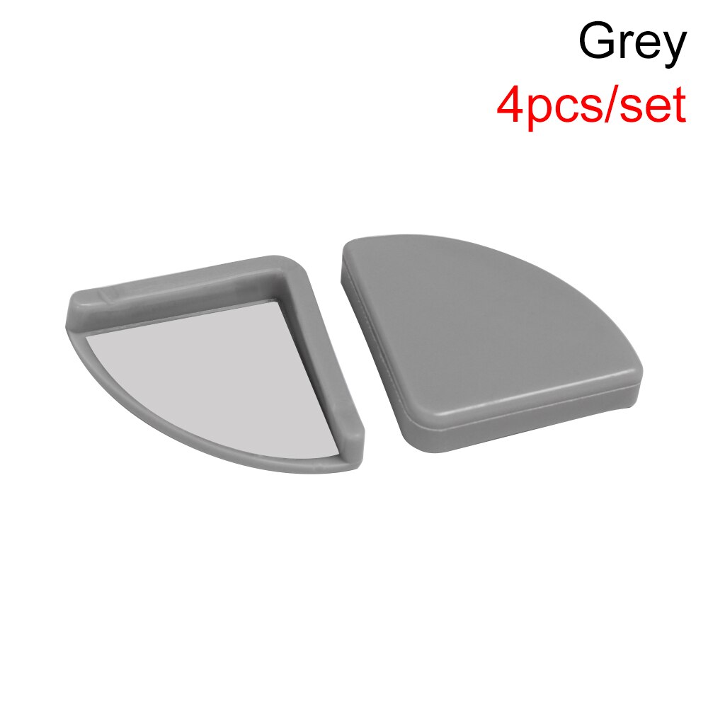 4Pcs Soft Silicon Kids Table Corner Protector Baby Tafel Desk Corner Edge Protection Kinderen Veiligheid Anticollision Accessoires: 2-grey