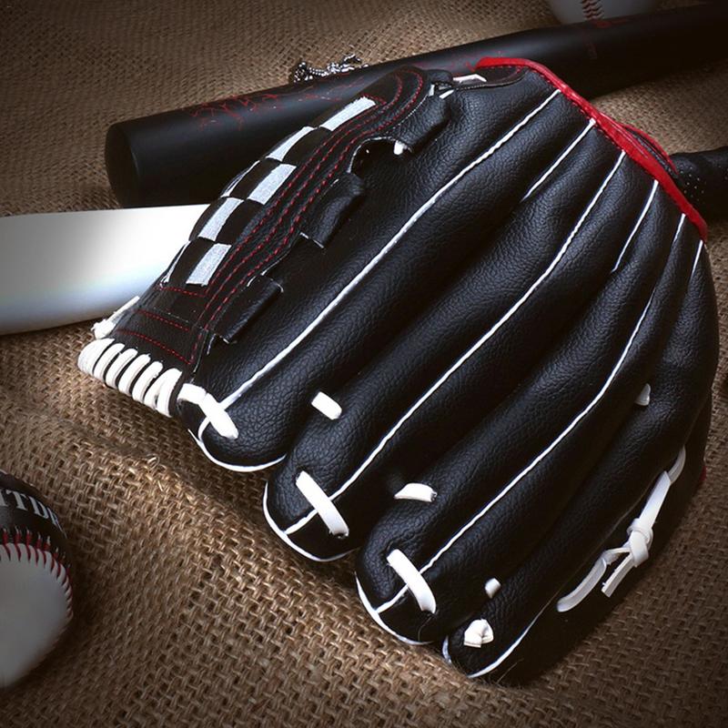 1 pc 12.5 Inch Outdoor Sport Baseball Mitten Volwassen Softbal Praktijk Handschoen PU Handschoenen Geschikt voor Mannen Vrouwen Training