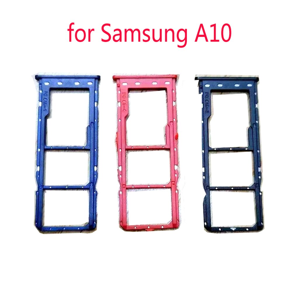 Telefon Nano SIM Karte Tablett Für Samsung A10 A20 A30 A40 A50 A60 A70 Galaxis A80 A90 Original Schwarz Mikro SD Karte Adapter Halfter