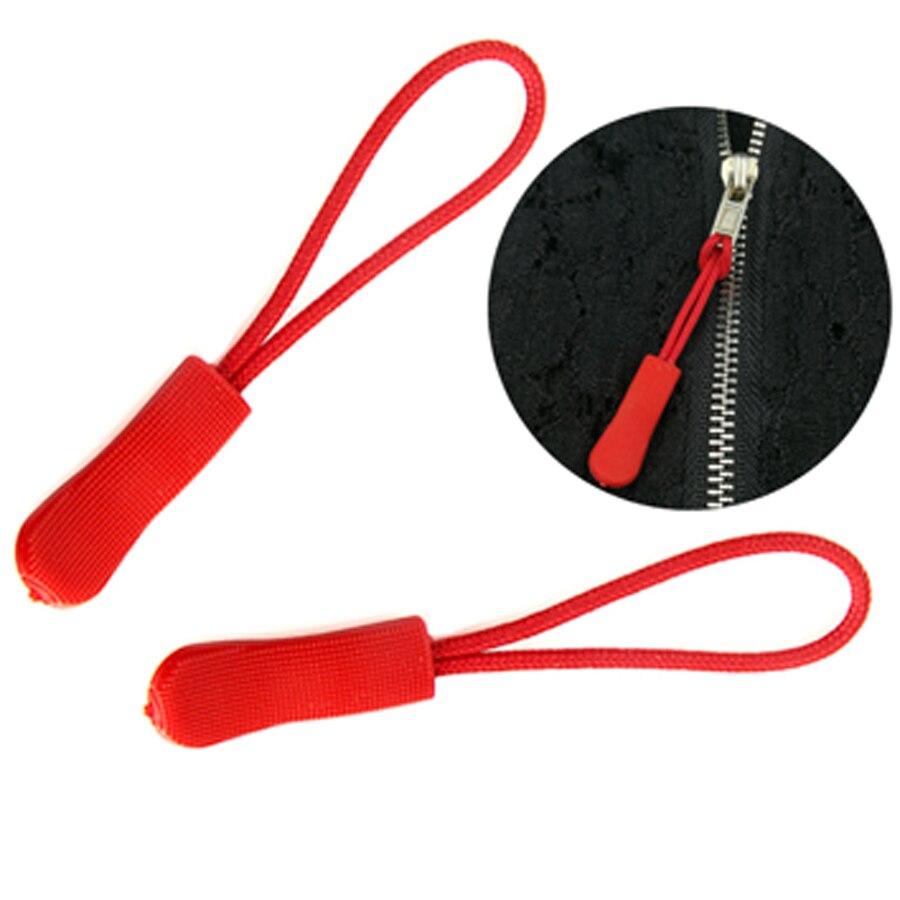20 stuks plastic touw ritstrekker vervanging met riem voor outdoor rugzak sportpak kleding tas onderdelen accessoires