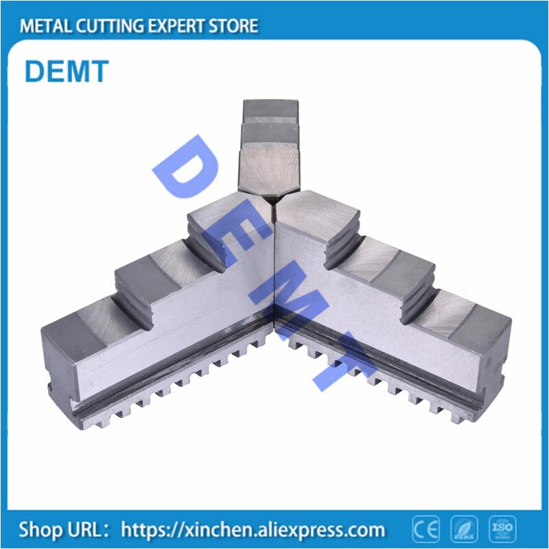 Reverse claw K11-250 10 inches Universal three-jaw chuck Claw Card foot 3Pcs/Set Mechanical lathe