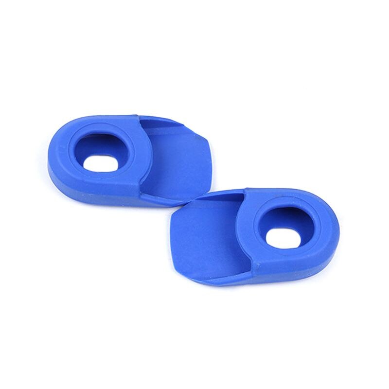 2 stuks racefiets fixed gear carbon crankstel crankbeschermer afdekkap: Blauw