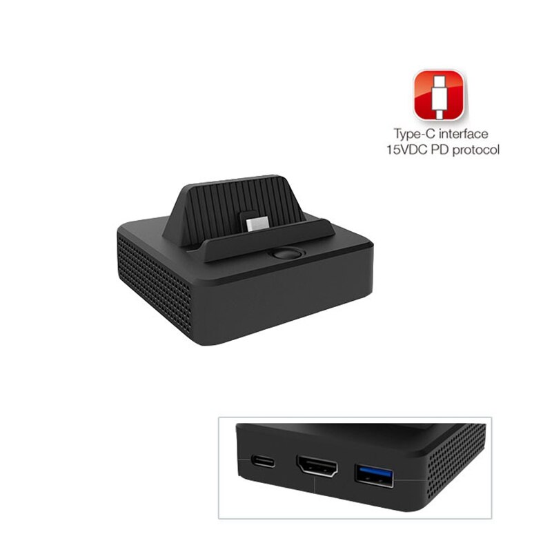 Commutateur Portable TV Dock support de charge Station d'accueil HDMI convertisseur support jouer support de support pour Nintendo Switch