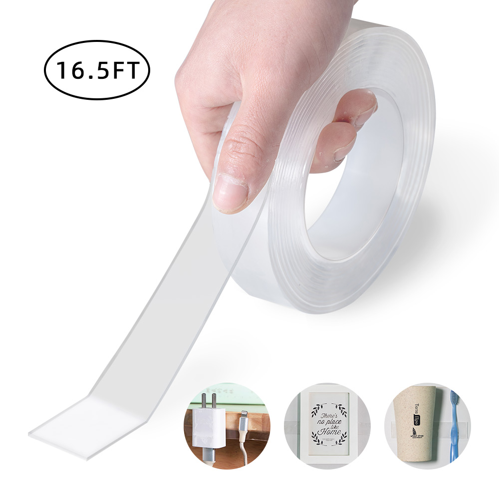 Nano tape non-slip seamless wall sticker home decoration alien tape reusable transparent nano magic double-sided tape sticker