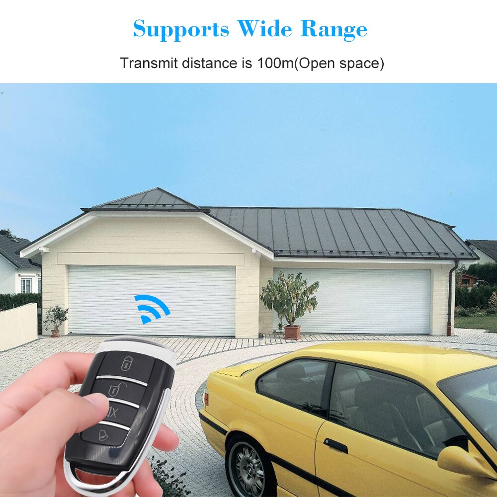 Multifrekvens kopi  rf 280-915 mhz  (315/433/868/915 mhz) kode trådløs klon bryter døråpner fjernkontroll duplikator nøkkel fob