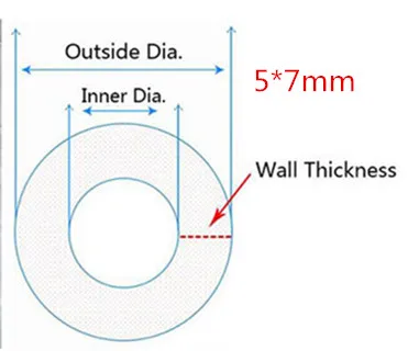 Tubo de silicona transparente de alimentaria, 1M/5M, manguera de goma de silicona, tubos blandos, tubo de silicona Flexible de goma segura