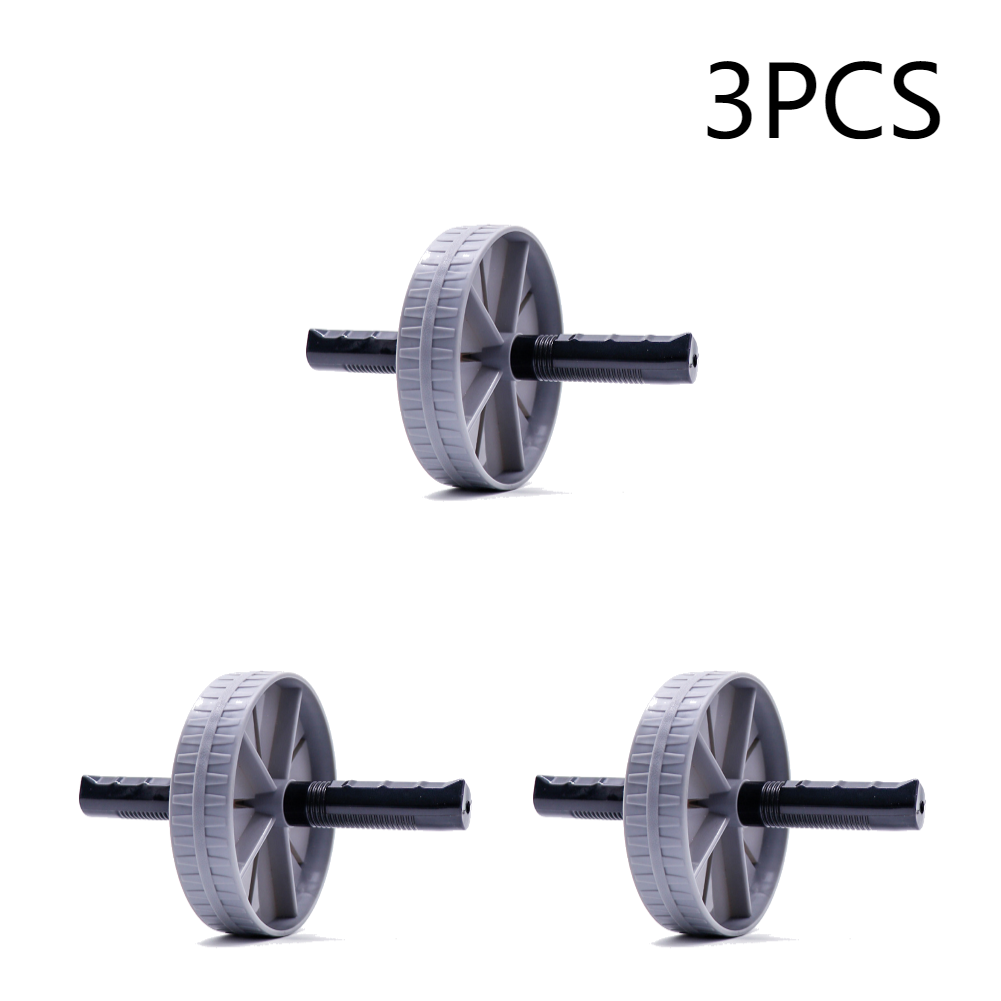 Nueva rueda Abdominal, rodamiento de carga fuerte, rodillo antideslizante, equipo de ejercicio muscular, entrenamiento físico, uso doméstico, silencioso: Azul