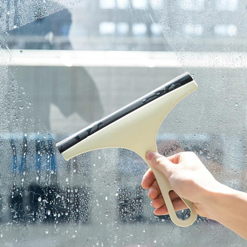 1 Pc Dusche Rakel Fenster Glas Wischer Schaber Reiniger Mit Silikon Klinge Halfter Haken Für Schlecht Küche Spiegel Auto Glas