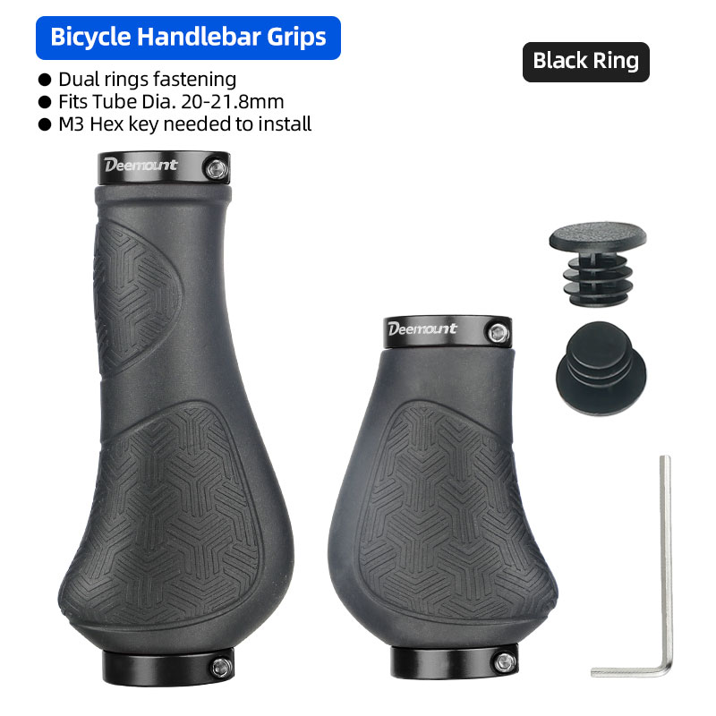 Dual Ring sperren Lange Kurze Lenkergriffe Stromlinienförmige MTB Klappfahrrad Twist Schalthebel Handauflage Rolle Gummigehäbenutzen Mantel: Lila