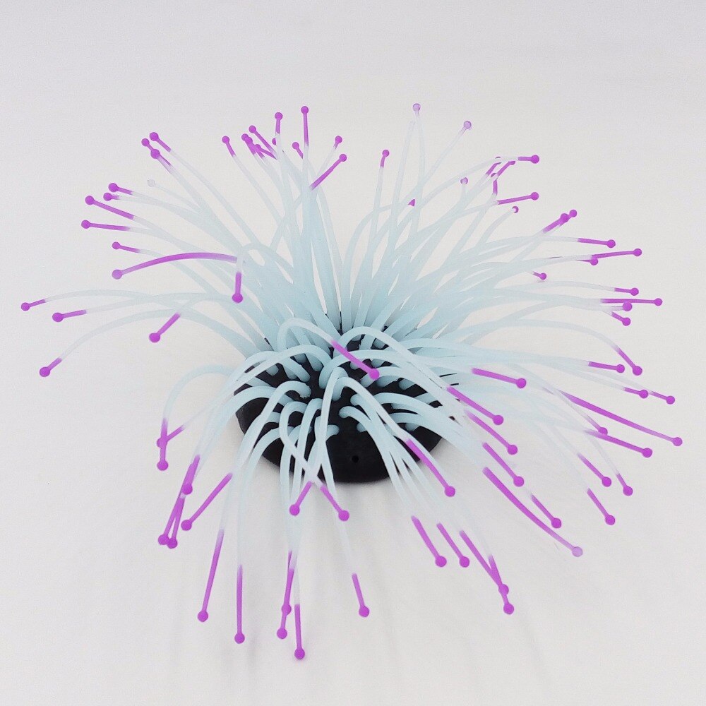 Glowing Aquarium Sea Anemone Artificial Fish Tank Decor Fish Tank Sea Anemone Aquarium Plant Decoration 1pcs