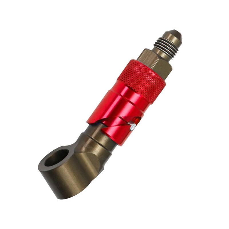 AN3 Motorcycle Brake Line Hose Fluid Quick Release Connect Fitting Adapter Kit for Honda Yamaha Kawasaki Suzuki: Red