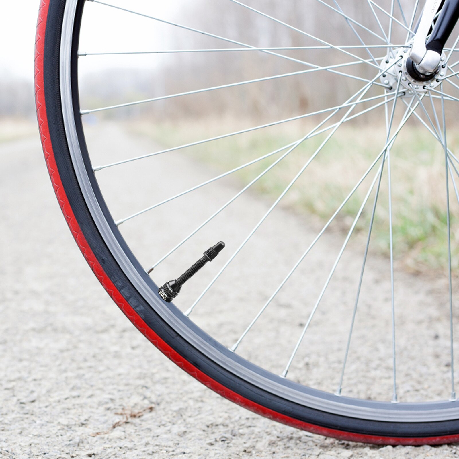 Fiets Aluminium Ventiel 40Mm Fiets Tubeless Velg Ventiel Kit Accessoires