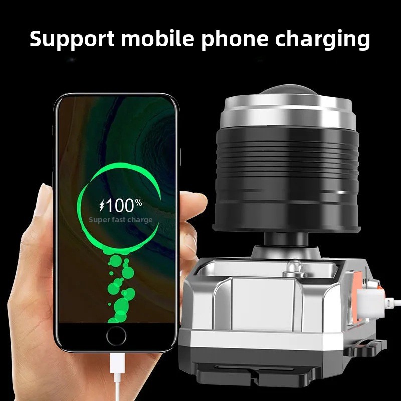 LED-sensorkoplamp Campingzoeklicht Oplaadbaar Krachtige hoofdlamp Frontlantaarns Koplampen 5-stijlen Hoofdzaklamp