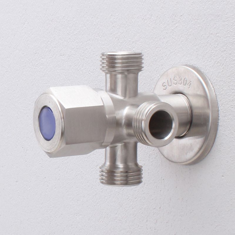 Stainless Steel Angle Valve Wall Mounted Water Control Valve Diverter Toilet Valve for Bathroom Kitchen Sink Basin Water Heater: A3