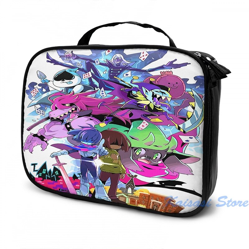 Funny Graphic print Deltarune - Adventure USB Charge Backpack men School bags Women bag Travel laptop bag