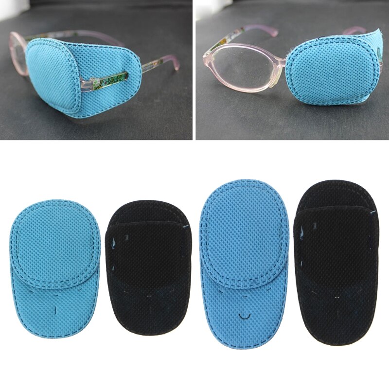 6 uds. Parches de Ojos de ambliopía para gafas niños Strabismus parches de entrenamiento de ojos perezosos