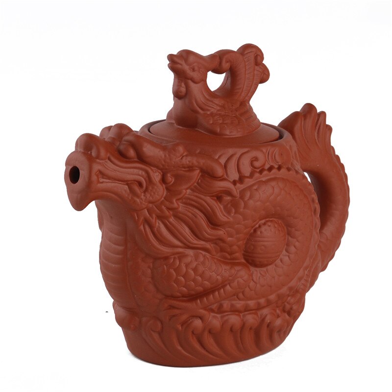 mini chinese purple clay teapot for make tea pot set water kettle smart ornamental teapots purple sand dragon tea pots teaware