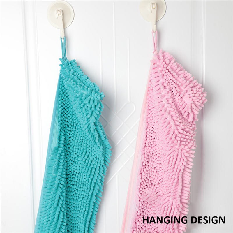 2 Colors Pet Dog Cat Grooming Drying Towel Absorbent Bath Shower Wash Cleaning Tools Home Hanging Pet Towels