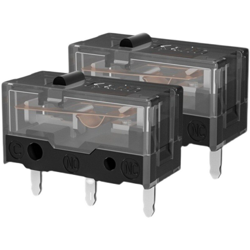 Micro switch 5PCS/LOT Kailh gaming mouse Micro Switch 3 Pin black dot used on computer mice left right button 80M life