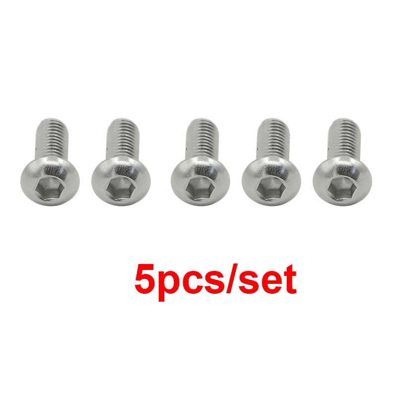 5 pcs M6 * 16-P1.0 Motor Derby Cover Guard Hardware Bout Schroef Kit 304 Voor 1999 Harley Dyna primaire Punt fit 1/4 &quot;-20 draad