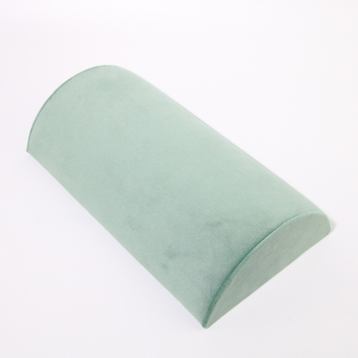 Zachte fluwelen armbandhouder, halfronde sieradenhouder, sieradenorganizer voor thuis, winkel, toonbank, fotografie en tentoonstelling.: Grijs