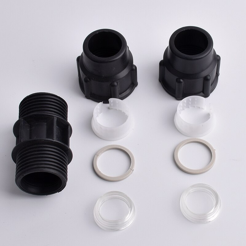 1Pc 20 ~ 63Mm Pe Snelkoppeling Tuin Directe Aansluiting Waterleiding Connectors Landbouw Irrigatiesysteem Plastic Buis fitting