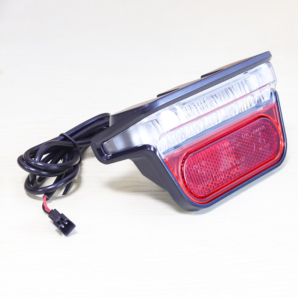 Ebike Light LED 36V 48V Elektryczny reflektor rowerowy i tylne światło również z zestawem kierunkowskazów: Szampan